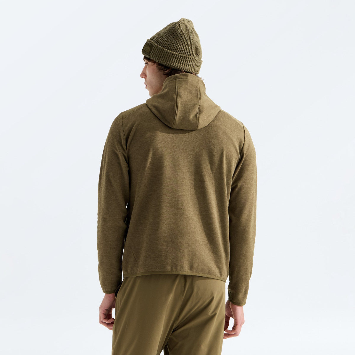 The North Face - Men's TNF Performance Fleece Full Zip Hoodie - Caraway Seed Dark Heather
