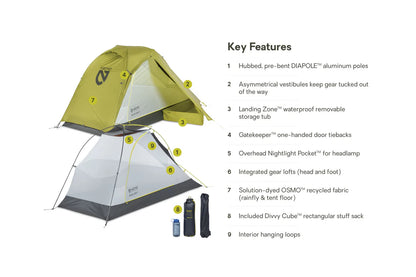 Nemo - Dragonfly Osmo 1P Tent - Birch Bud