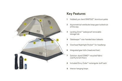Nemo - Dragonfly Osmo 3P Tent - Fog