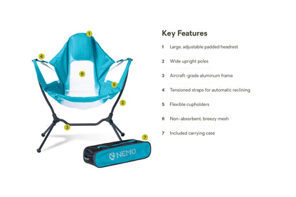 Nemo - Stargaze Reclining Chair - Algiers Blue