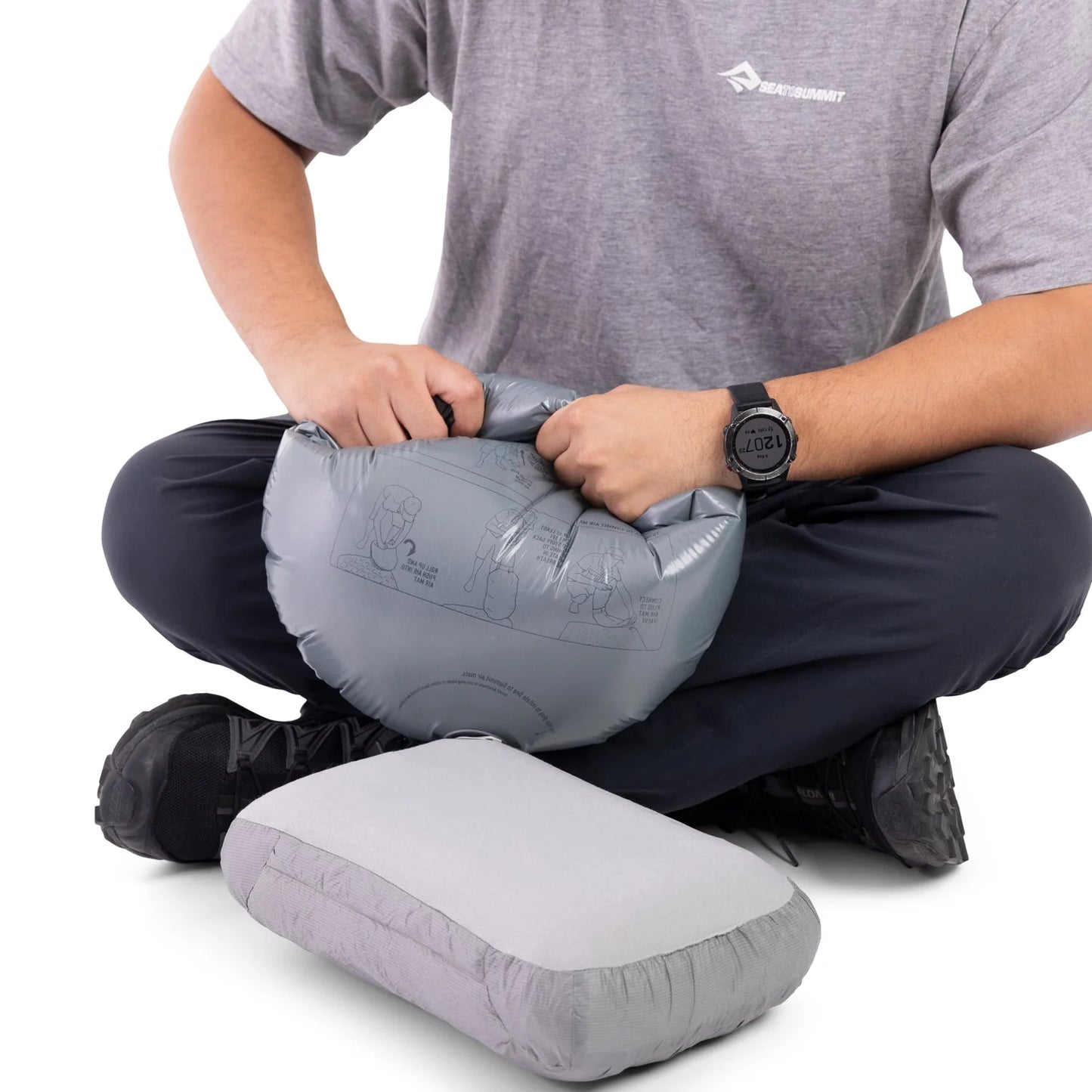 Sea To Summit - Aeros Down Pillow - Neutral Grey