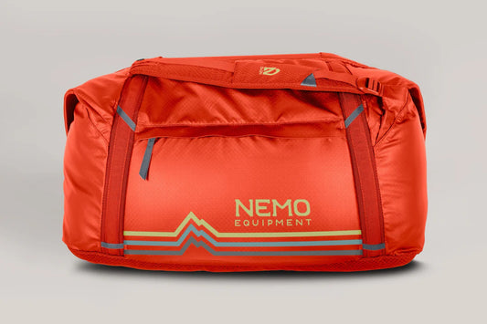 Nemo - Double Haul 70L Convertible Duffel & Tote - Spicy Orange