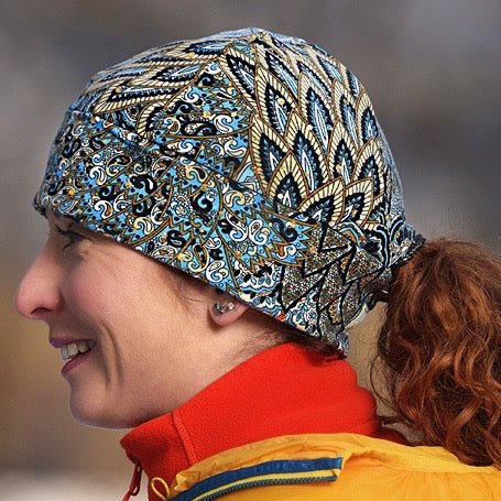 Choucas Hats - Glide Lite Ponytail Hole Hat - No Sparkle Print