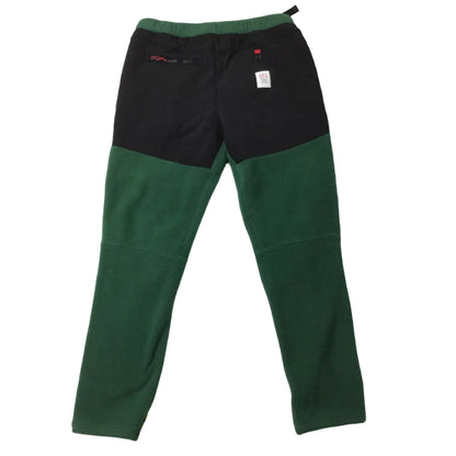 Topo Designs Fleece Pants Men XL Green/Black