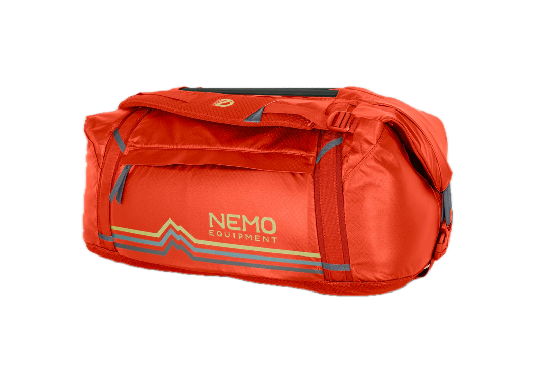 Nemo - Double Haul 55L Convertible Duffel & Tote - Spicy Orange
