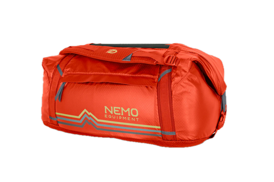 Nemo - Double Haul 55L Convertible Duffel & Tote - Spicy Orange