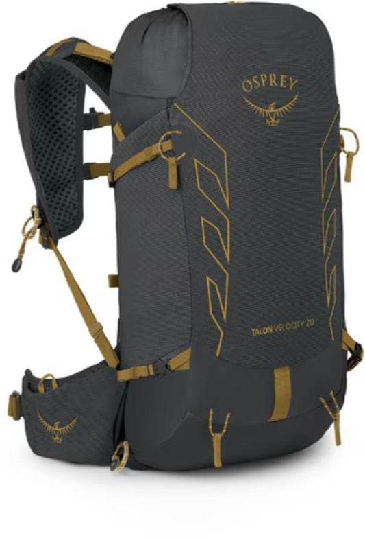 Osprey - Talon Velocity 20 - Men's - Dark Charcoal/Tumbleweed Yellow