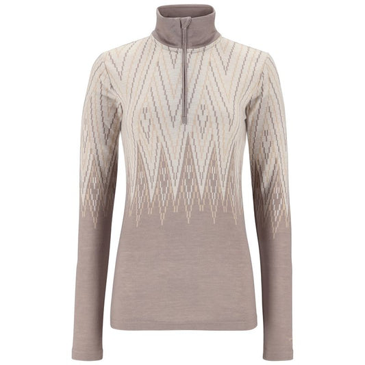 Kari Traa - Juliane Wool Half Zip - Wgrey
