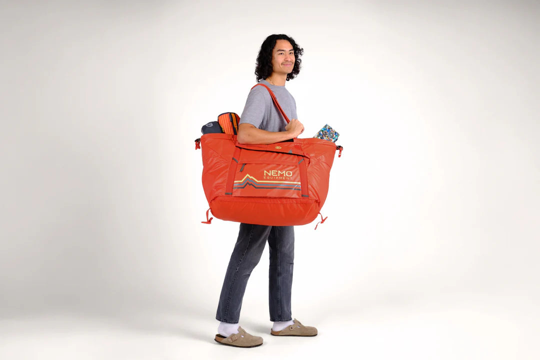 Nemo - Double Haul 70L Convertible Duffel & Tote - Spicy Orange