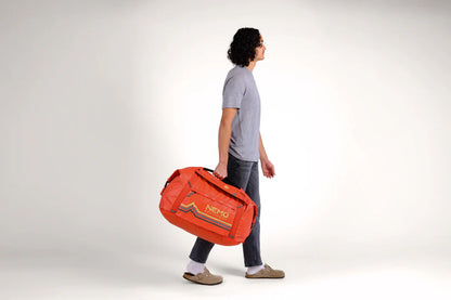 Nemo - Double Haul 70L Convertible Duffel & Tote - Spicy Orange