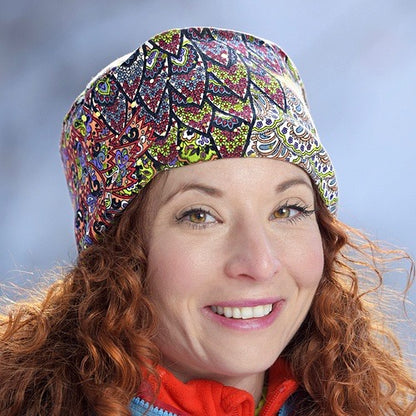 Choucas Hats - Glide Plus Flat Top Hat - No Sparkle Print