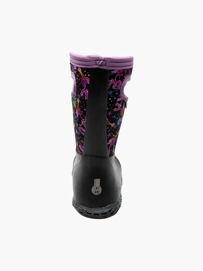 Bogs - York Neon Unicorn - Kids - Black Multi