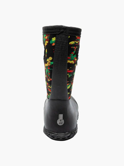Bogs - York Camo Dino - Kids - Black Multi