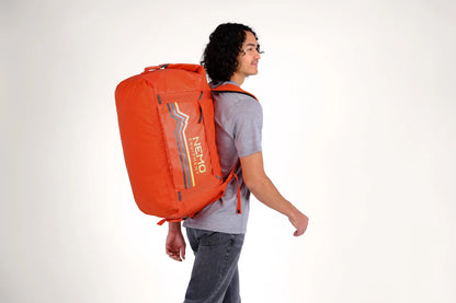 Nemo - Double Haul 70L Convertible Duffel & Tote - Spicy Orange