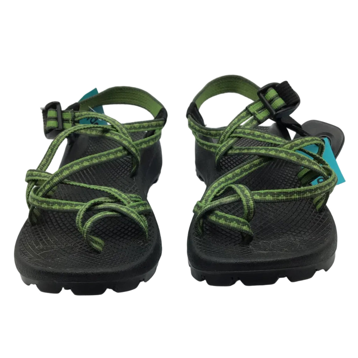 Chaco Sandals W 7 Blk/Grn