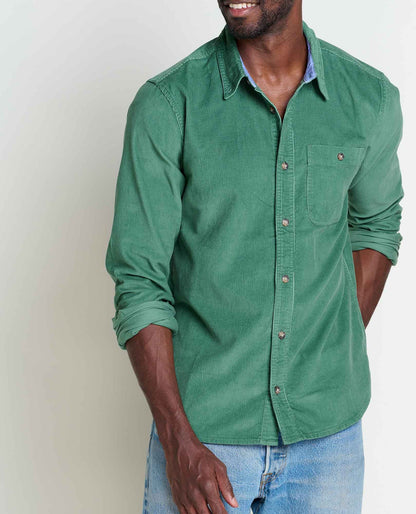 Toad and Co - Scouter Cord Long Sleeve Shirt - Men's - Honey Brown