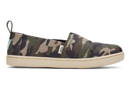 Toms - Youth Alpargata Espadrille - Kids - Multi Classic Camo Print