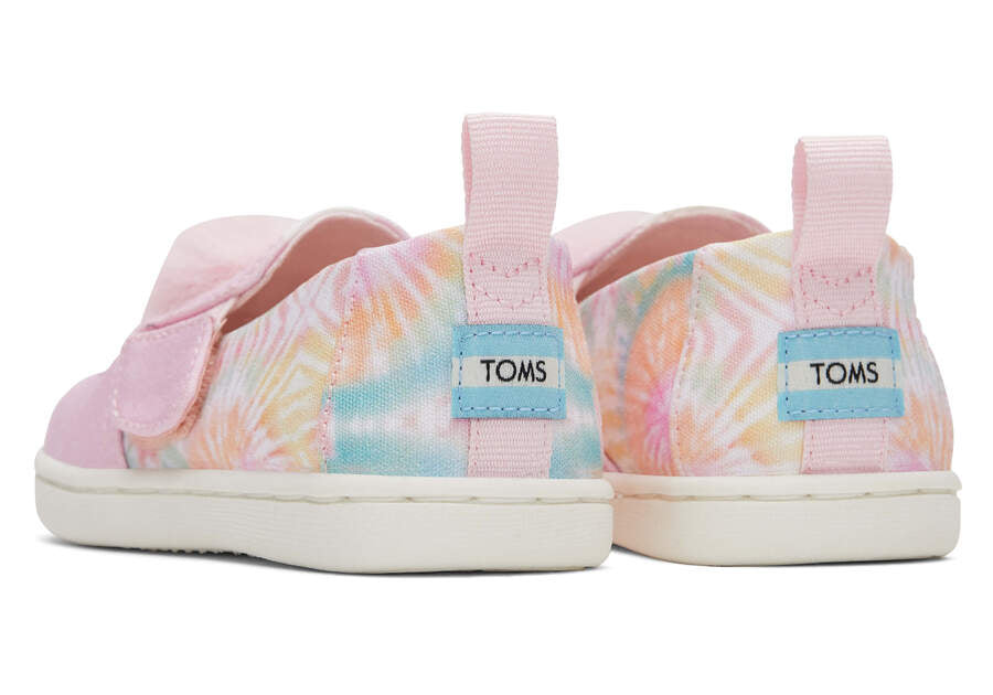 Toms - Tiny Alpargata Twin Gore Espadrille - Kid's - Ult Gry Tnk Ctn Pt