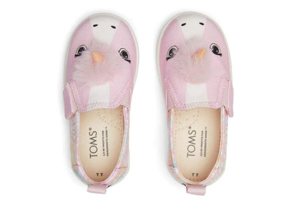 Toms - Tiny Alpargata Twin Gore Espadrille - Kid's - Ult Gry Tnk Ctn Pt