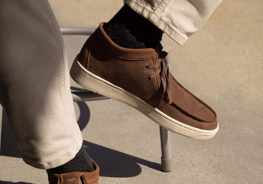 Toms - TRVL Lite Moc Chukka - Men's - Coffee Suede