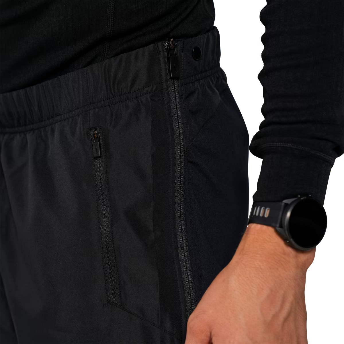 Swix - Men's Infinity Hybrid Wind Full Zip Pants - Black