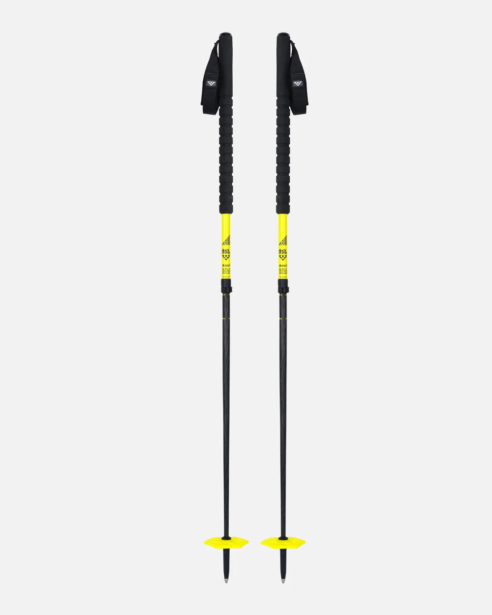 Black Crows - Duos Freebird Poles - Black Yellow