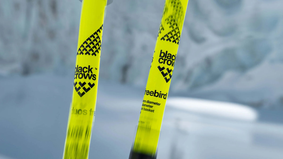 Black Crows - Duos Freebird Poles - Black Yellow