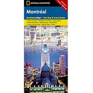 National Geographic - Montreal Destination Map