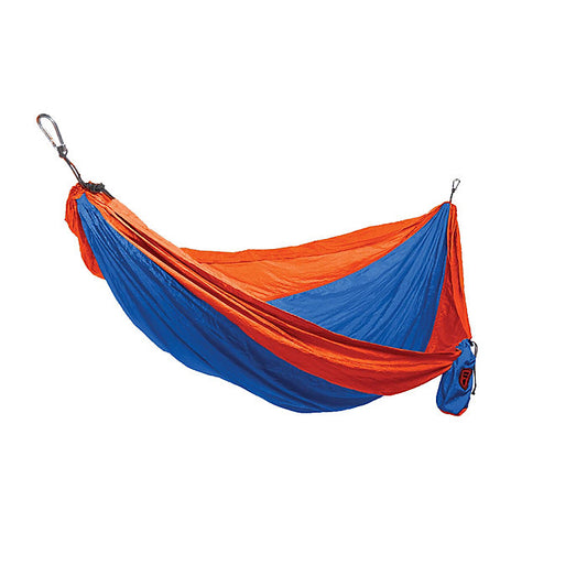 Grand Trunk - Double Deluxe Parachute Nylon Hammock w/Straps - Blue Orange
