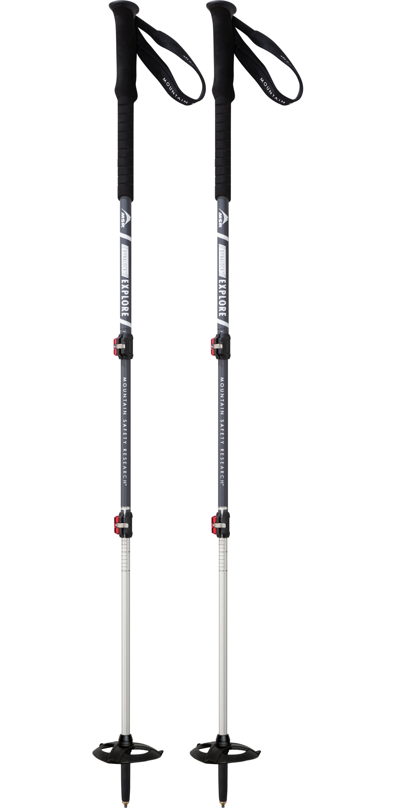 MSR - Dynalock Explore Backcountry Poles - Steel Grey