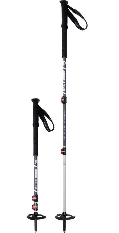 MSR - Dynalock Explore Backcountry Poles - Steel Grey