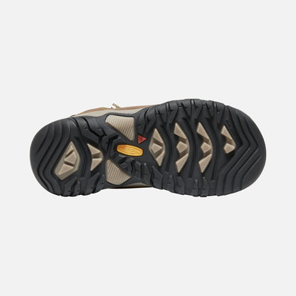 Keen - Little Kids Ridge Flex Mid WP - Bison/Red Carpet