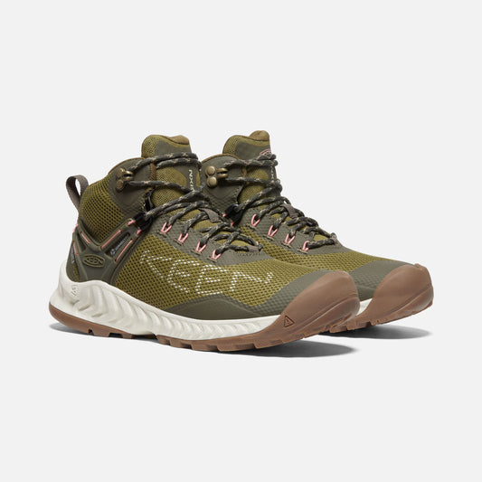 Keen - Women's NXIS Evo Mid Waterproof - Olive Drab/Birch