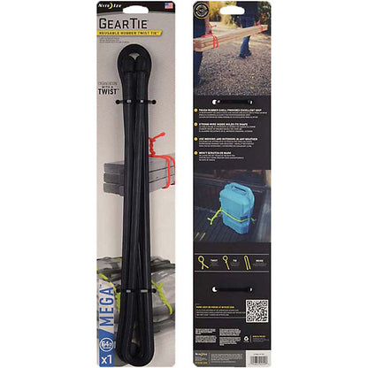 Nite Ize - Gear Tie Mega Twist Tie - Black