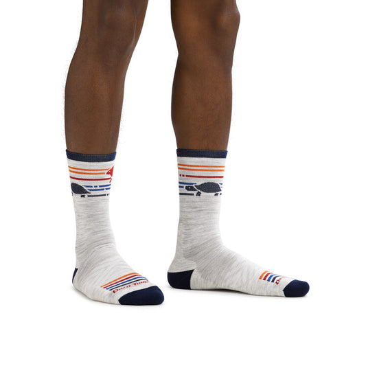 Darn Tough - Men's Pacer Micro Crew Ultra Lightweight Cush - Ash