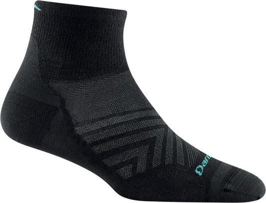 Darn Tough - Run 1/4 Ultra Lightweight Sock - Women's - Black