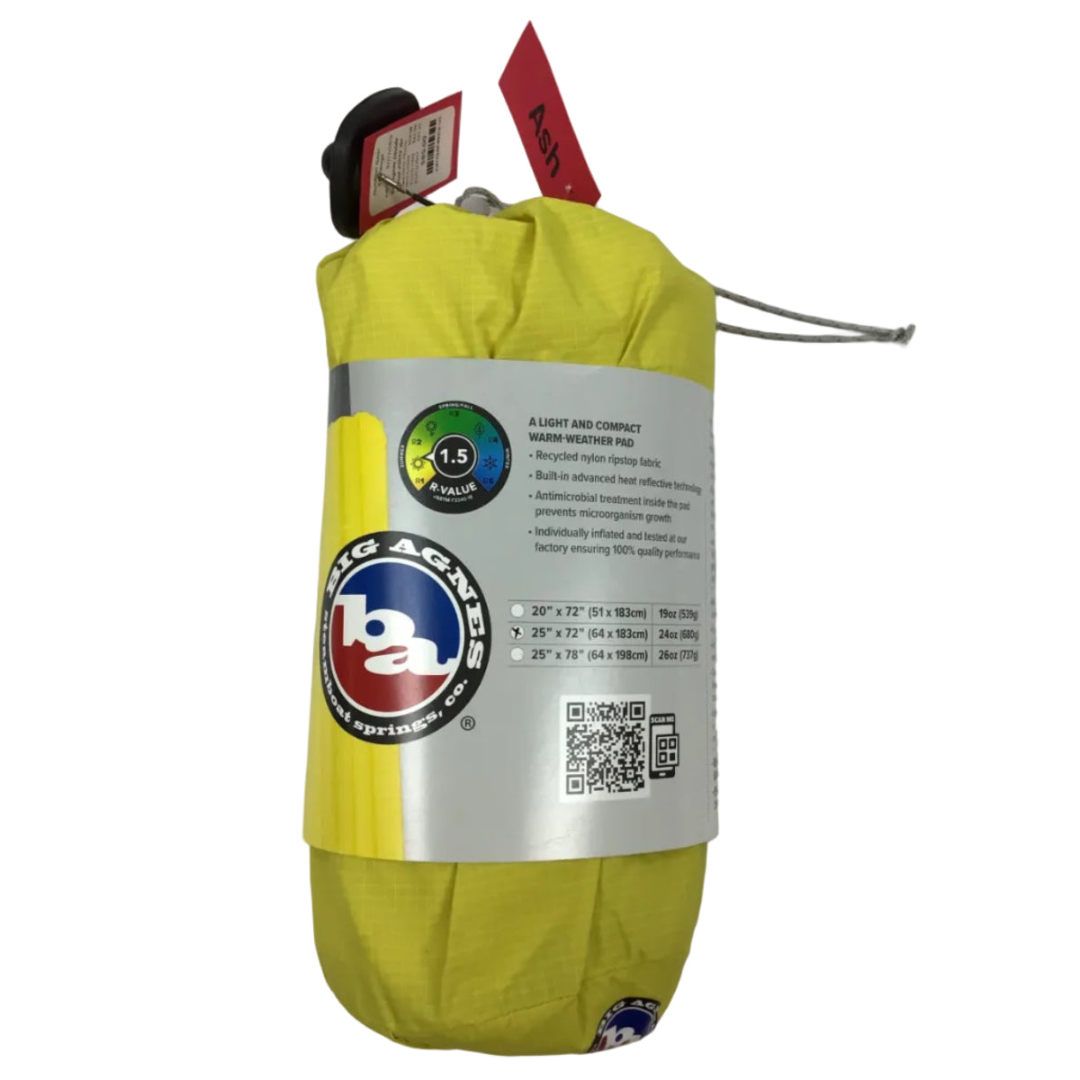 Big Agnes Divide Sl Pad 25X72 Yel
