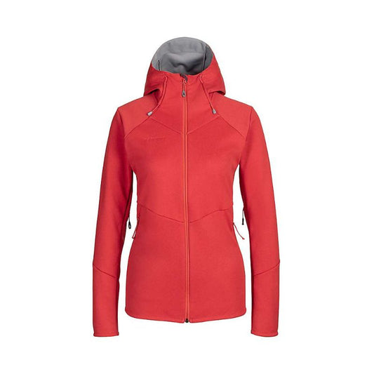 Mammut - Ultimate VI SO Hooded Jacket - Women's - Sunset-Sunset Melange