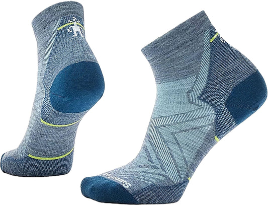 Smartwool - Run Zero Cushion Ankle Socks - Women's - Pewter Blue