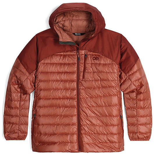 Outdoor Research - Helium Down Hoodie - Women's Plus - Cinnamon/Brick