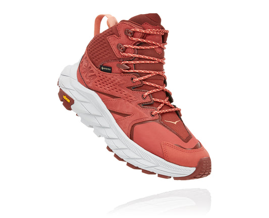 Hoka - Anacapa Mid GTX - Women's - Hot Sauce / Cherry M