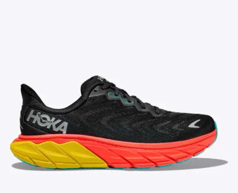 Hoka - Arahi 6 - Men's - Black/Flame