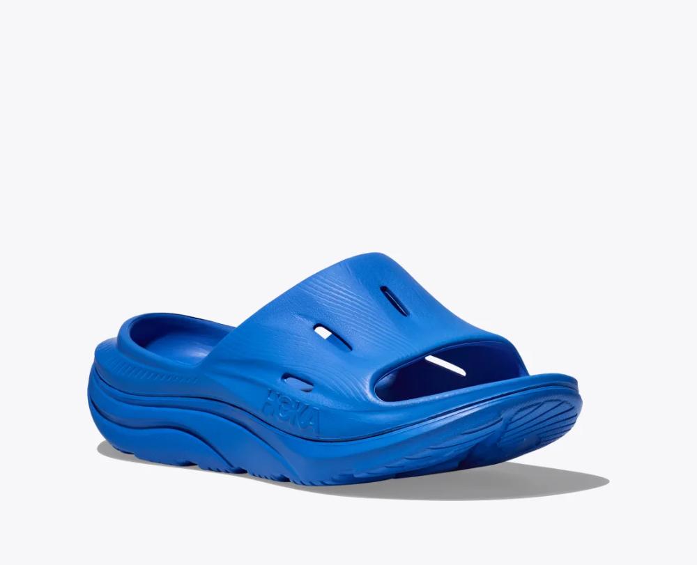 Hoka - Ora Recovery Slide 3 - Electric Cobalt / Electric Cobalt