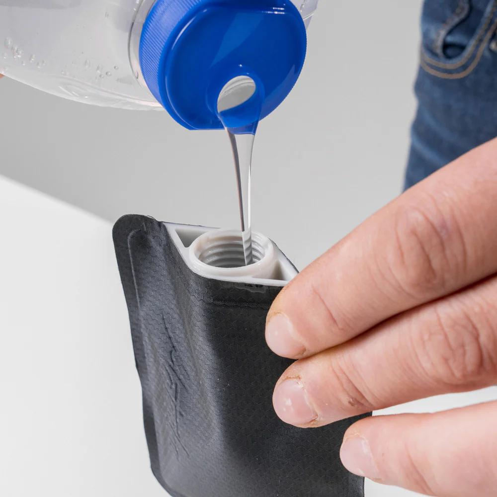 Matador - Flatpak Toiletry Bottles - Charcoal/Garnet/Arctic White