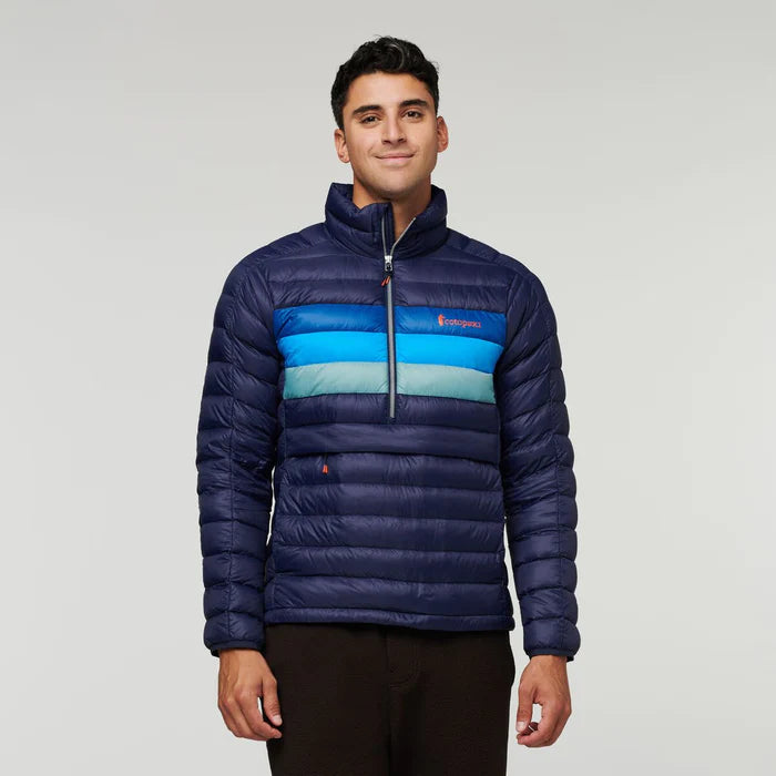 Cotopaxi - Fuego Down Pullover - Men's - Oak Stripes