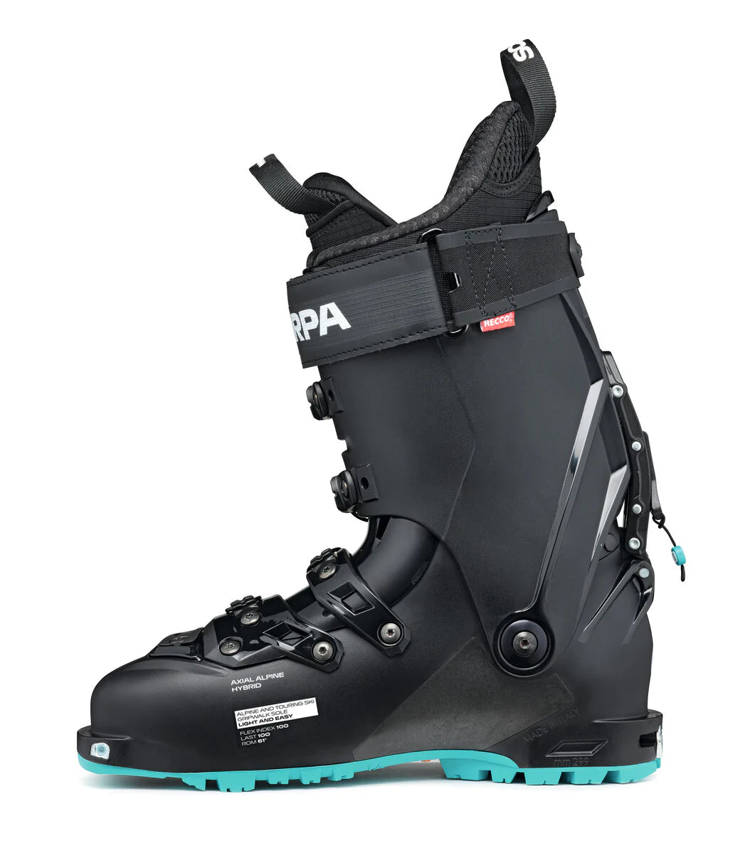Scarpa - 4-Quattro SL Womens Boot - Black/Lagoon