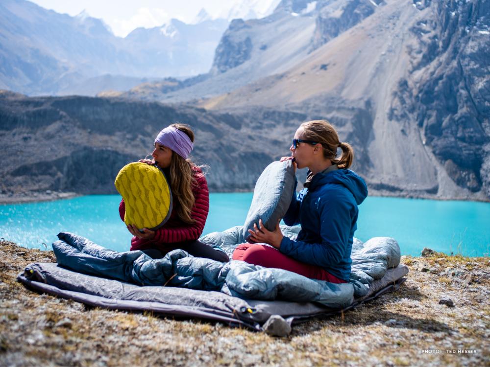 Thermarest - Air Head Pillow - Blue Woven