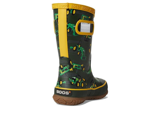 Bogs - Rainboot Tractor Kid's - Dark Green/Multi