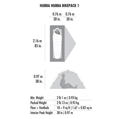 MSR - Hubba Hubba Bikepack 1