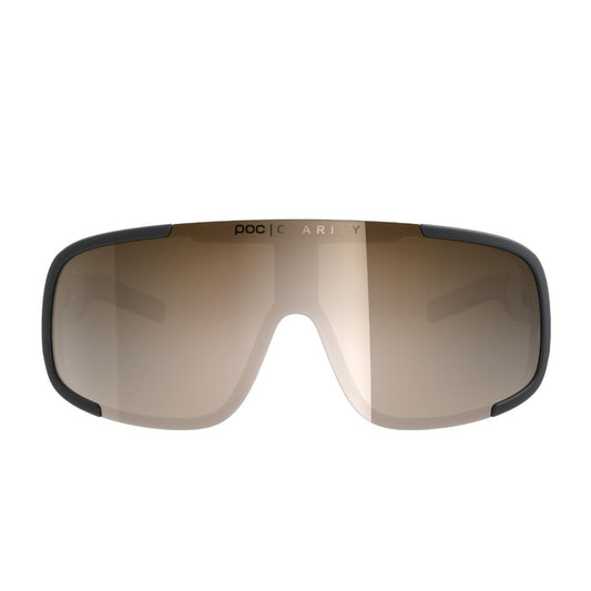 POC - Aspire Sunglasses - Black; Brown/Silver Mirror
